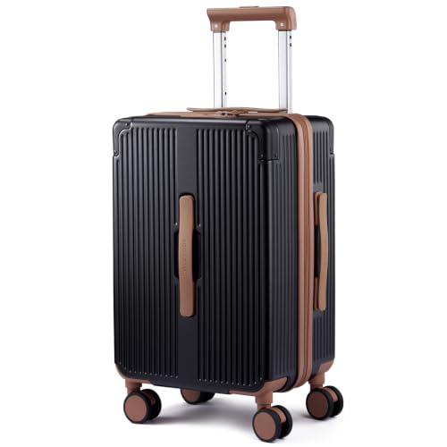 LOVEVOOK Carry On Luggage 22x14x9 Airline Approved 20 Inch Hard Shell Suitcases with Spinner Wheels PC Hardside Small Carry On Suitcase with TSA Lock for Women Men Travel