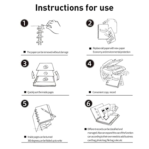 80 Pcs Plastic Book Binding Discs, 10 Colors Discbound Expansion Discs Heart Binder Rings For Diy Notebooks Planners #TOP5