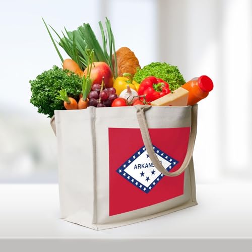 Sac de voyage avec imprimé drapeau Arkansas de qualité supérieure