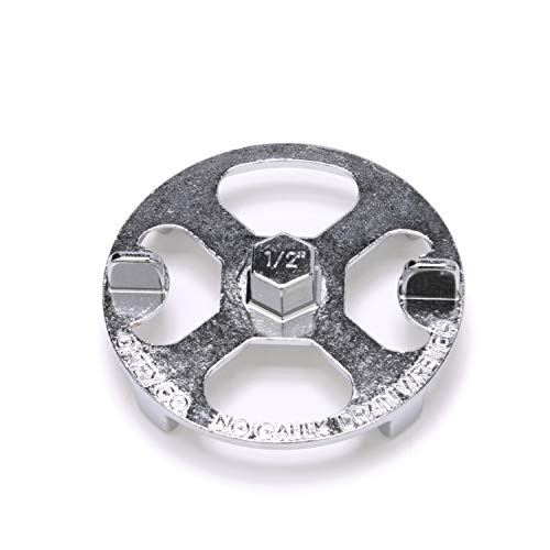 Oatey 42239, Stainless Steel No-Calk Shower Drain Wrench, 2 Inch
