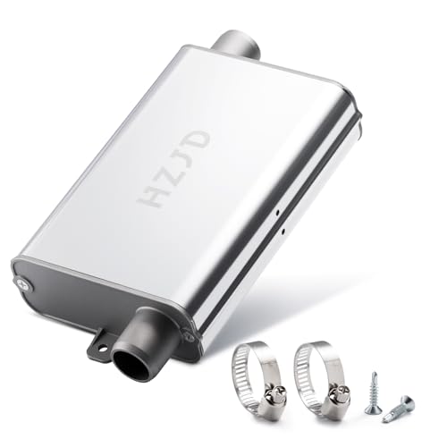 HZJD Silenciador De Tubo De Escape, 24 mm, Para Calefactores DiéSel De Estacionamiento