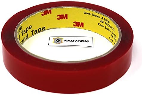 3M dwustronna taśma klejąca, 3 metry, Scotch, 4218P VHB 4910F, bardzo wydajna taśma klejąca, bardzo odporna na temperaturę  Finest Folia (20 mm x 3 m, VHB 4910F)