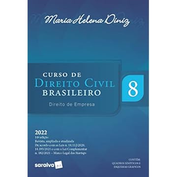 Capa do livro Curso de Direito Civil Brasileiro Volume 8 - Direito De Empresa