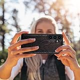 Carveit Wood Case for Galaxy S24 Case 2024 [Natural Wood & Black Soft TPU] Shockproof Protective Cover Unique Wooden Case Compatible with Samsung S24 Case (Zen Doodle Treble Clef-Blackwood) - Image 7