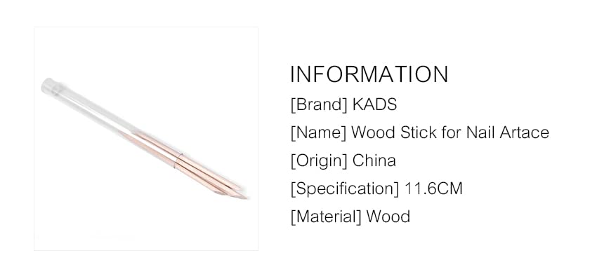 Miniatura 4 de Rolabling 7 piezas de acero inoxidable profesional para arte de uñas, palitos de madera naranja, removedor de cutículas, empujador de cutículas de