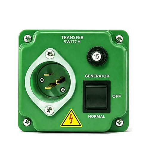 Generator Switch Generator Transfer Switches Replacement for EZ Generator Switch 15 A 120 V Deliver Power to the Load Center A 15-amp Generator can be Connected to Normal 20-ampand RV Use (1 Pack)