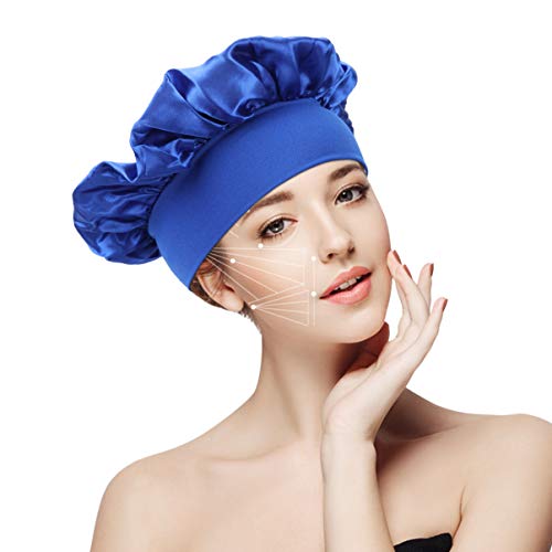 PIXNOR 6 Pcs Tampas de Sono BonÃ© de Cetim ChapÃ©u SalÃ£o Cap Perda de Cabelo ChapÃ©u Tampa da CabeÃ