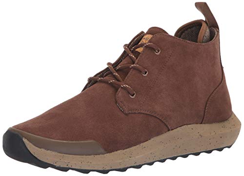 Freewaters Men's Freeland Premium Suede Outdoor Casual Dress Boot w/Arch Support & 3M Scotchgard Chukka, Brown, 10.5 Medium US