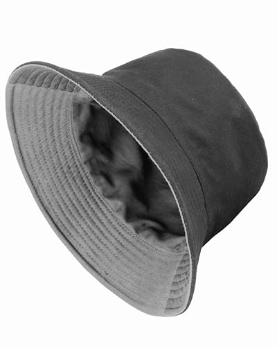 Image of Gelante Reversible Bucket Hat for Men and Women - Cotton, Outdoor Sun Protection Bucket Hats.