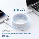 iPhone 17 16 15 Charger Fast Charging,30W USB C Charger Power Adapter & 6.6FT Long Type C Cable Cord for iPhone 17/17 Air/17 Pro/17 Pro Max/16/16 Pro/16 Pro Max/15/15 Pro Max,White