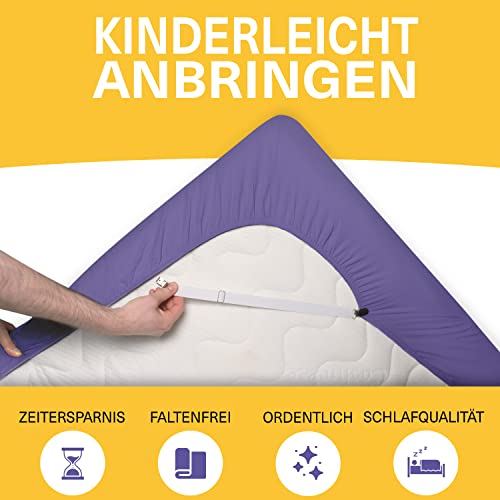 Bettlakenspanner Haveable verstellbar – 8 Stück