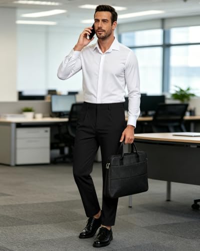 DOWMQ Mens Drawstring Golf Trousers