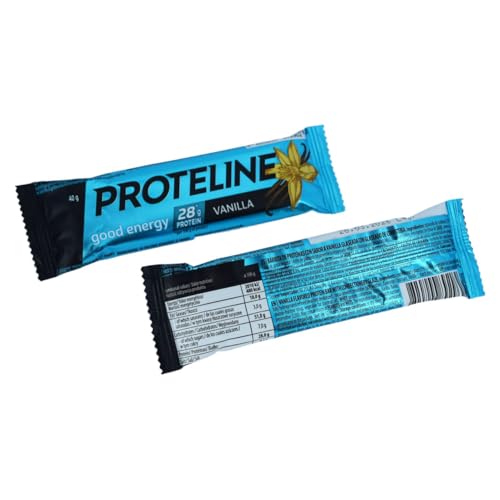 Proteïnerepen Vanille 24 × 40 g – Eiwitrepen met vanillesmaak en cacao glazuur – 28% eiwit – PROTELINE - Afbeelding 6