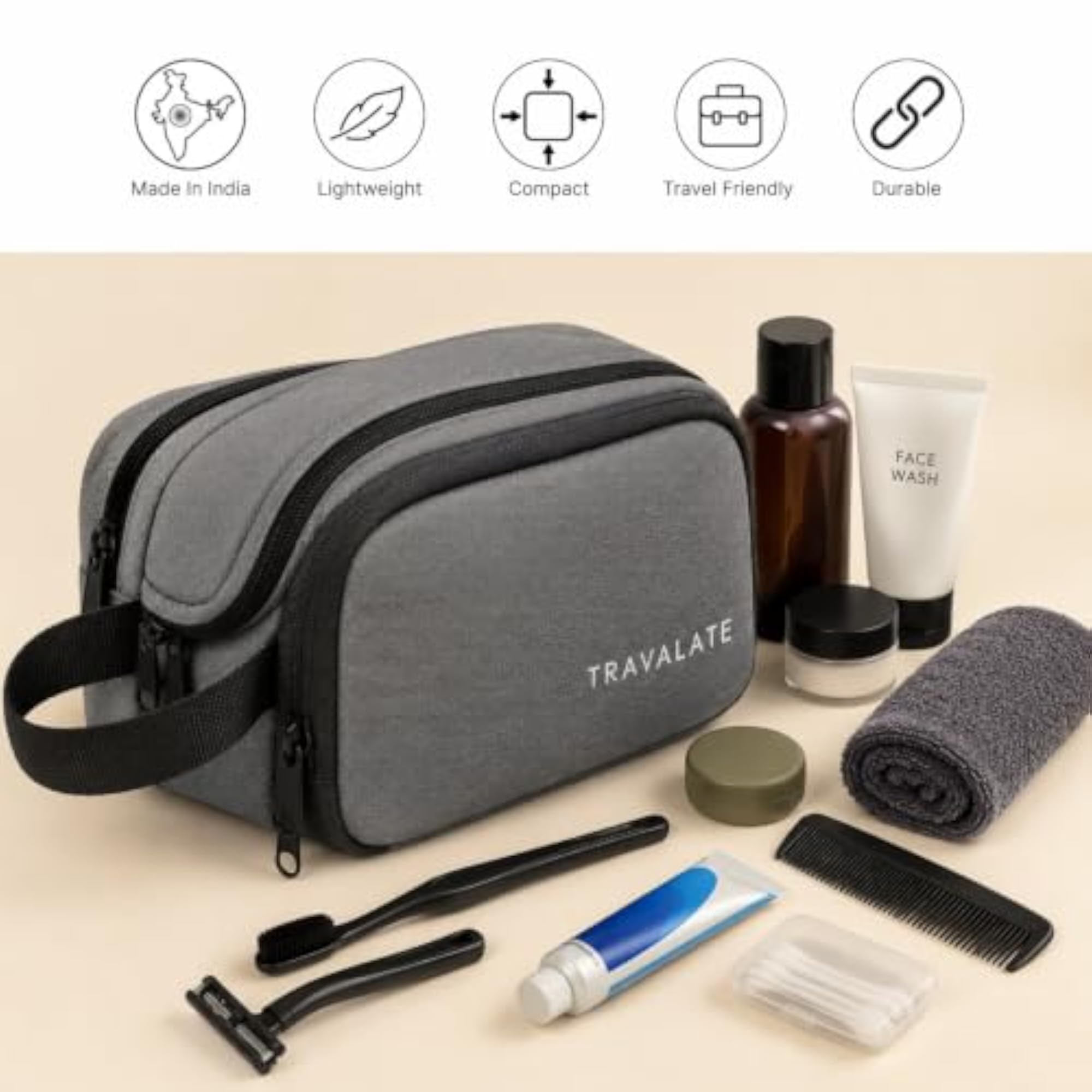 Multipurpose Polyester Toiletry Kit, Medicine Bag