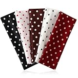 Cosblisvia 5 Stücke Stirnband Damen, Haarband Damen, Haarband, Weiche Kopfbänder für Frauen, Mädchen, Teens für Yoga, Laufen, Gym, Party, Urlaub, Fitness (21 x 7 cm)