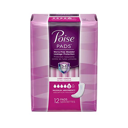 Kimberly-Clark 19570 Poise Pad, Maximum Absorbency (Pack of 72)