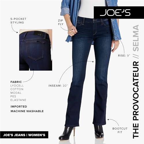 Image of Joe's Women's The Provocateur Petite Mid Rise Bootcut Jeans