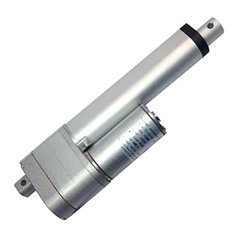 12V 24V DC Electric Linear Actuator Motor with Potentiometer and Stroke 50/100/200 mm for Autos Industry Medical Window (200mm-10/S, 12 Volt) Cover