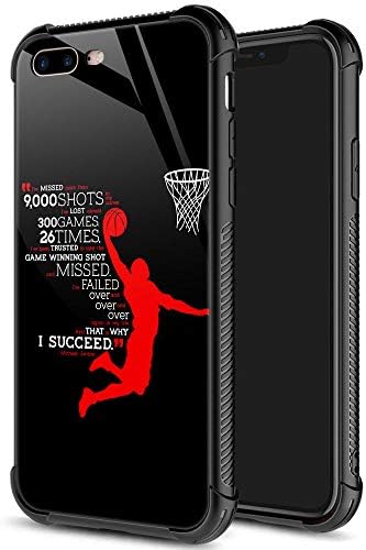 Compatible with iPhone SE 2022/SE 2020 Case,Red Dunk iPhone 7 Cases for Boys Men,Pattern Design Shockproof Anti-Scratch Organic Case for Apple iPhone 7/8/SE2/SE3 4.7 inch