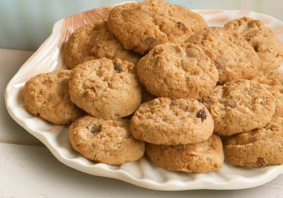 Miniatura 2 de Dockside Market Galletas crujientes de coco, totalmente naturales, salpicadas de nueces pecanas y ricas chispas de chocolate, galletas gourmet