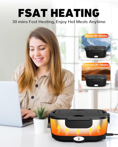Electric Lunch Box Food Warmer SET DROPS TO (MORE OPTIONS AVAILABLE) - image 4