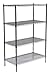 Sandusky WS482486-C Heavy Duty Steel Adjustable Wire Shelving, 800 lbs Capacity, 48