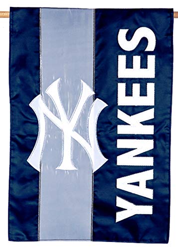 Rico Industries, Inc. New York Yankees Embellished Premium 2-Sided Banner Applique Embroidered Flag