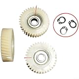 36 Zähne Spiralgetriebe-Set für Elektrofahrradmotor, hochfestes Nylon-Ersatzritzel mit Halteringen, 39 mm Durchmesser, leichte E-Bike-Getriebeteile,