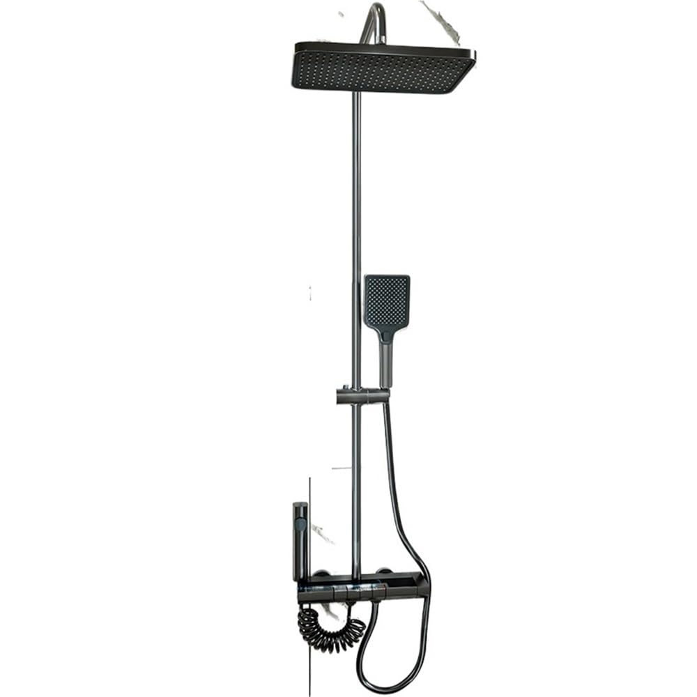Système de douche pressurisé avec lumière d'ambiance et ciel de pluie haute pression