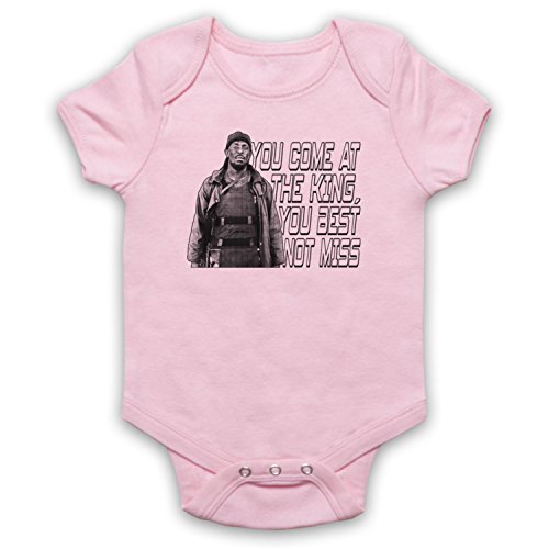 Bébé barboteuse bodys Omar You Come At The King Wire crime TV en coton noir
