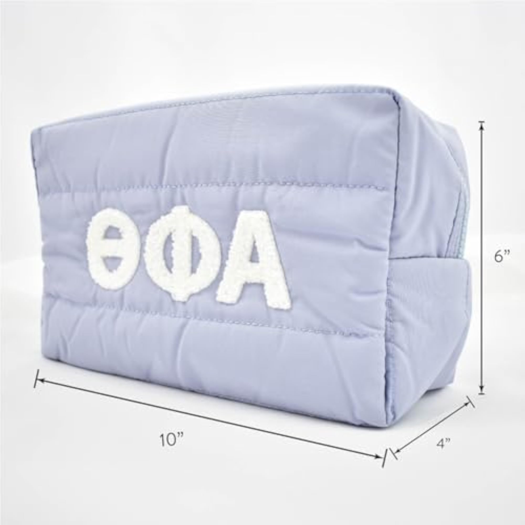 Kappa Kappa Gamma Puffer Makeup Bag, Travel Cosmetic Pouch