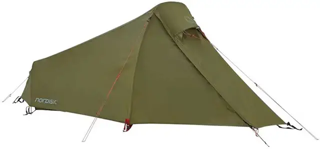 Nordisk Svalbard 1 PU Zelt oliv: Robustes 1-Personen-Trekkingzelt