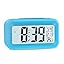 JOPHEK Digitale lcd-wekker, reiswekker met temperatuur, sluimerfunctie
