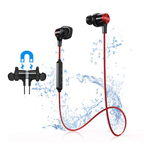 Auriculares Bluetooth, Auriculares Inalmbricos Deportivos Auriculares In-Ear, Incorporado HiFi Micrfono con Cancelacin de Ruido, 8H Tiempo de Reproduccin Sweatproof IPX7 para Correr/Gimnasio