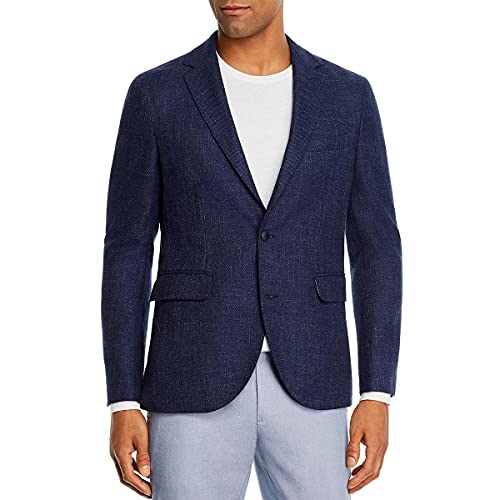 Dylan Gray Mens Suit Separate Business Blazer Navy 46R