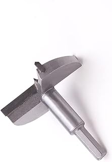 Yinpecly Forstner Drill Bits 75mm, Tungsten Carbide Wood Hole Saw Auger Opener, Woodworking Hinge Hole Drilling Boring Bit Cutter Grey 1pcs