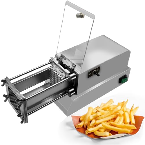 Cortadora eléctrica de papas acero inoxidable 1/3 pulg