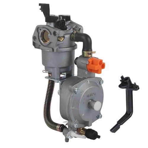 Carburateur double carburant manuel en aluminium compatible gaz naturel et GPL