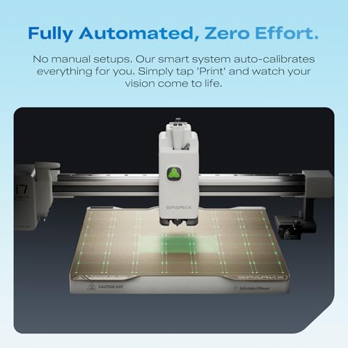 Image of Creality SPARKX i7 3D Printer with AI Camera Monitoring, Auto Leveling, Quiet High-Speed Desktop Printing, Easy Setup, Direct Drive Extruder, WiFi Connectivity, 260x260x255mm Build Volume