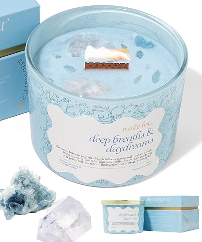 Soy Wax Crystal Meditation Candle