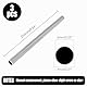 Aluminiumrohr Rundrohr, 8 mm Außendurchm, 1mm Wandstärke, 250mm Länge Nahtloses 6061 Metall Aluminium Rundrohr(3 Pcs)