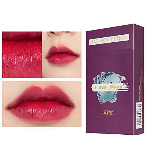 20pcs cotton swab tattoo lipstick long lasting waterproof disposa…
