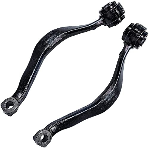 Image of Detroit Axle - 8PC Front Lower Forward Control Arms w /Ball Joints, Front Sway Bars and Outer Tie Rods Replacement for 2000 2001 2002 2003 BMW X5