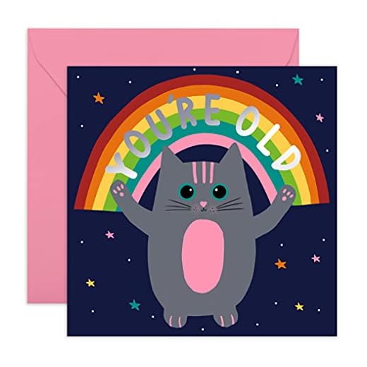 CENTRAL 23 - Divertida tarjeta de cumpleaños para papá - "You're Old " - Tarjeta de cumpleaños descarada para mamá - Divertidas tarjetas de cumpleaños para amigos - Tarjetas de felicitación en blanco