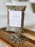 Herbal Postpartum Bath by in His Hands. 12 Ounces of Handmade Soothing Herbs and Sea Salt for Postpartum. Healing, Relaxing, Soothing Bath for Postpartum Recovery with Salt!