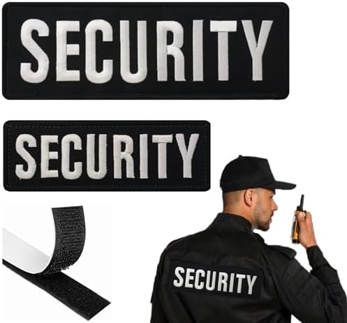 Amazon.com: 2 Pack - Hero's Pride Security Officer Shoulder Patch 4x4 ...
