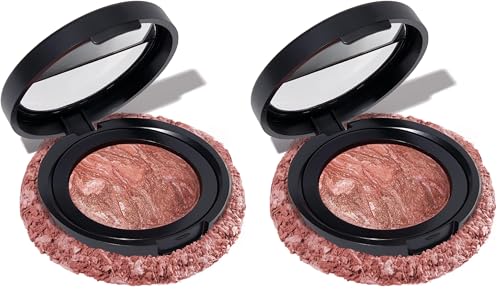 Image of LAURA GELLER NEW YORK Baked Blush-n-Brighten Marbleized Blush - Sunswept - Creamy Lightweight - Satin Finish (Pack of 2)