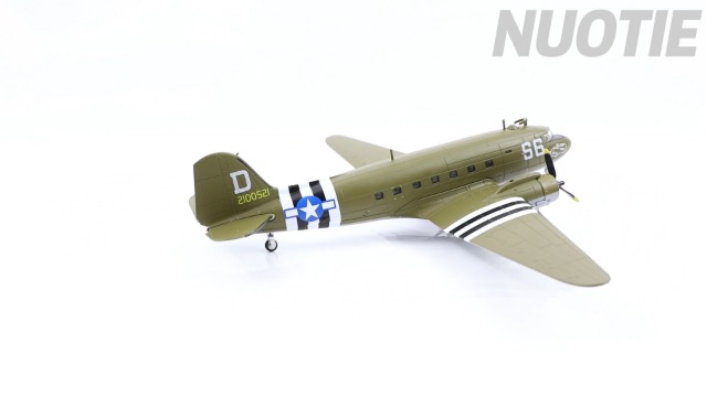 Amazon.com: NUOTIE Douglas C-47 Skytrain 1/100 Metal Diecast