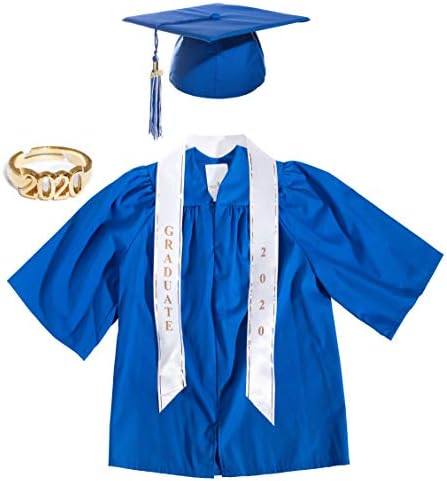 Preschool Graduation Cap, Gown, Tassel, Sash, Ring, Certificate