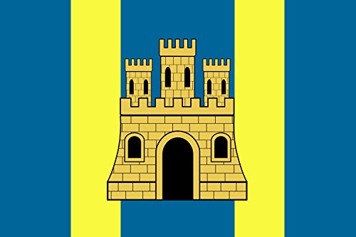 magFlags Bandera Large La Guardia | Indetificativa del municipio de La Guardia de Jaén | bandera horizontal | 1.35m² | 90x150cm